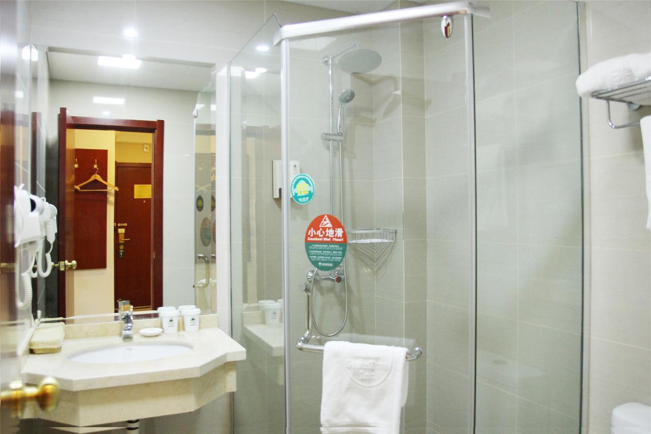Greentree Inn Shandong Zaozhuang Shanting Jinkeguoji Yijiaren Business Hotel Exteriör bild